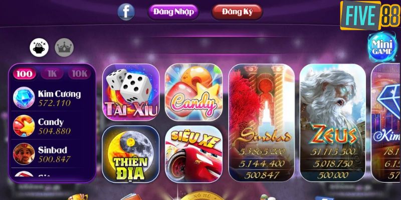 Top game nổ hũ uy tín Five88 2023