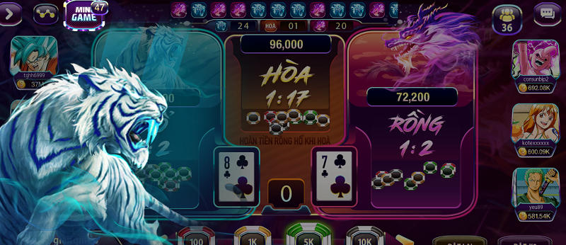 Lưu ý nên ghi nhớ rõ khi đặt cược trên rồng hổ 789club