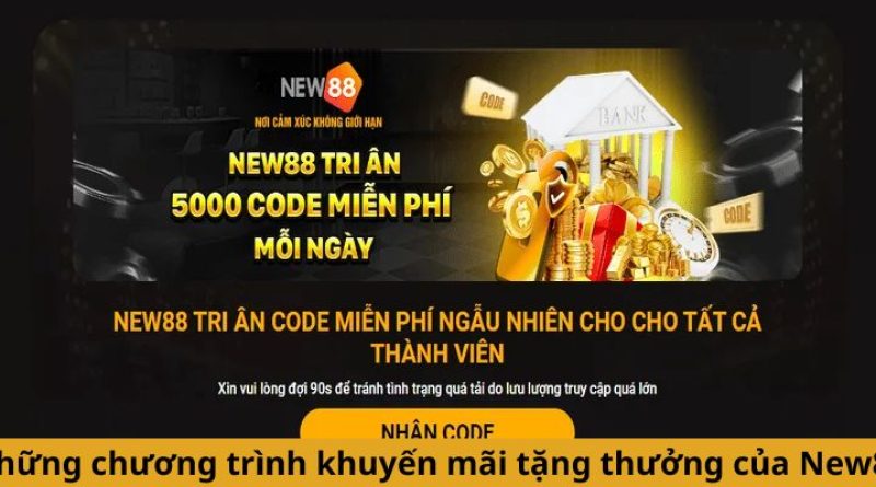 New88 Ra Mắt Khuyến Mãi Nhận Code Free