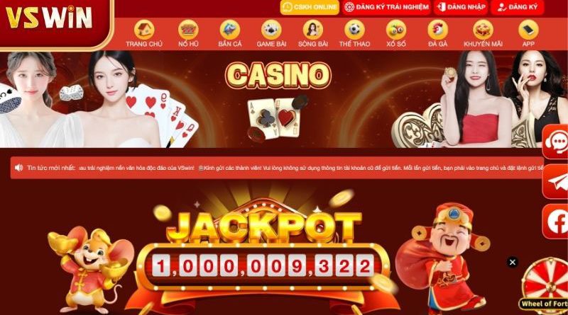 Chơi Casino VSWIN – Cổng game đổi thưởng số 1 Việt Nam