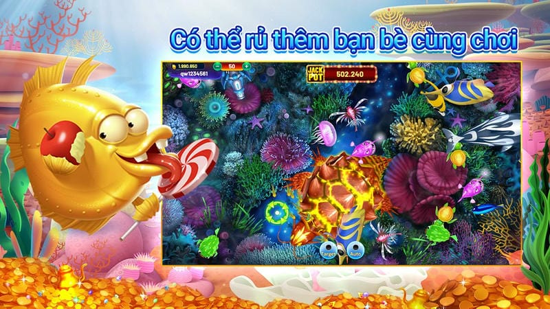  Kho vũ khí đa dạng với hiệu ứng bắn cá mãn nhãn.